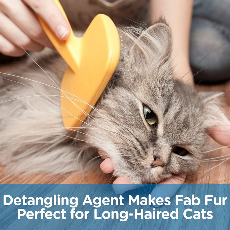 Pet MasterMind Fab Fur Kitty Cat Detangler Spray for Matted Hair | Premium, Natural, Unscented 8oz - Image 5